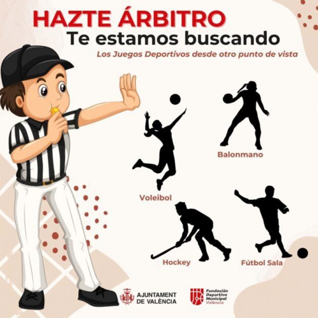 La Fundació Esportiva Municipal ha iniciat una nova campanya de promoció i captació d'àrbitres per a la temporada 2024-2025, en col·laboració amb les Federacions Esportives de, Handbol, Futbol Sala, Hoquei i Voleibol