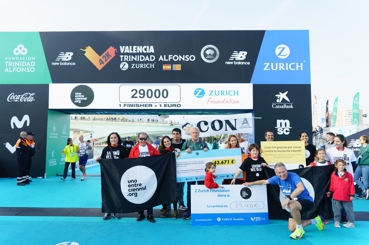 Con 28.590 corredores, el Maratón Valencia establece un nuevo récord de finishers en España y evento y donaciones superan ya los 189.000€