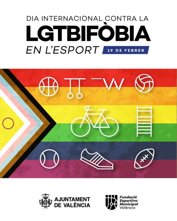 L'Ajuntament de València commemora el Dia Internacional contra la LGTBI-fòbia en l'esport a un any dels Gay Games